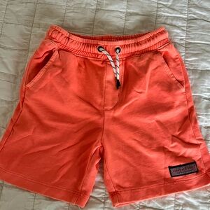 Vineyard vines boys soft terry shorts size small 8-10 NEW orange